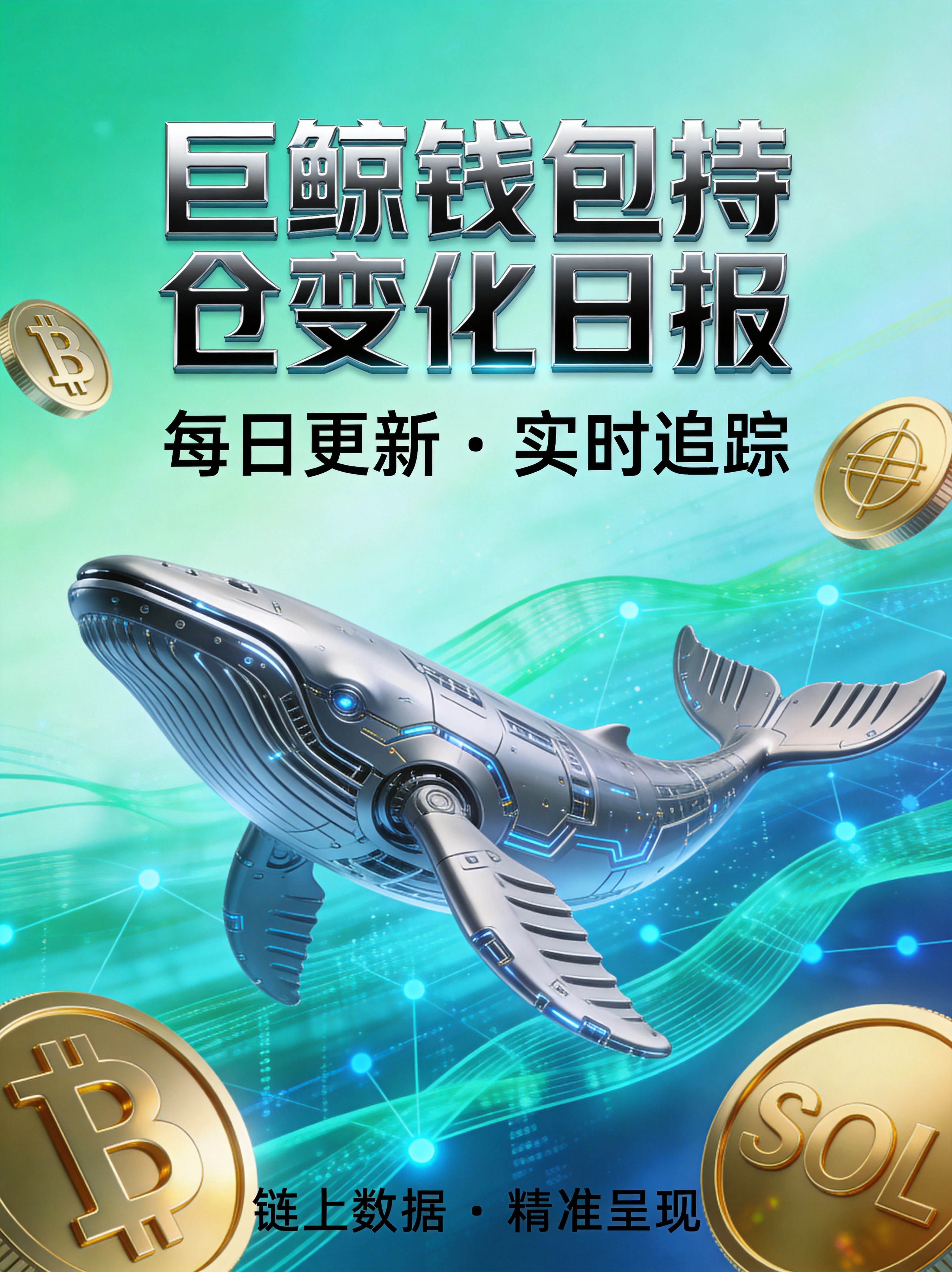 巨鲸钱包持仓变化日报